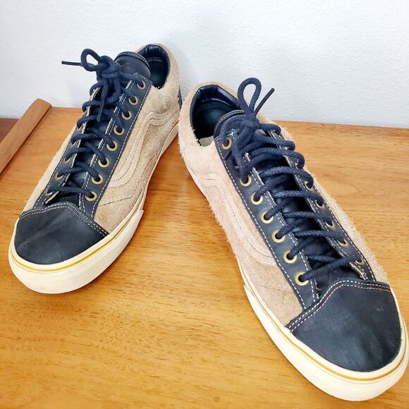 Van's California SK8-Low Brown Suede Black Leather Sneakers Shoes Mens SZ 11.5 - Picture 12 of 12